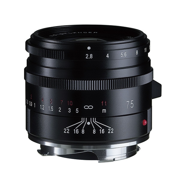 Voigtlander(フォクトレンダー) APO-SKOPAR 75mm F2.8 VM ブラック
