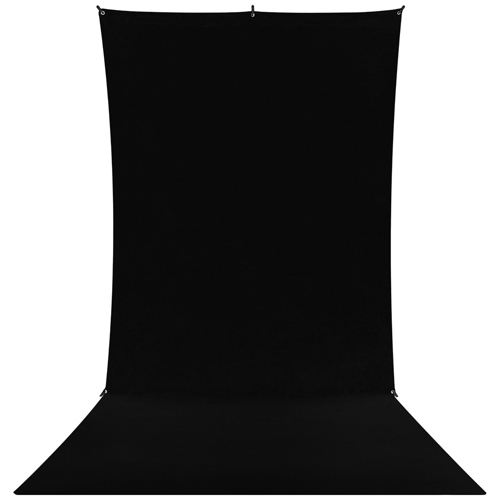 Westcott(ウェストコット) X-Drop Wrinkle-Resistant 5x12'(1.52x3.66m) リッチブラック