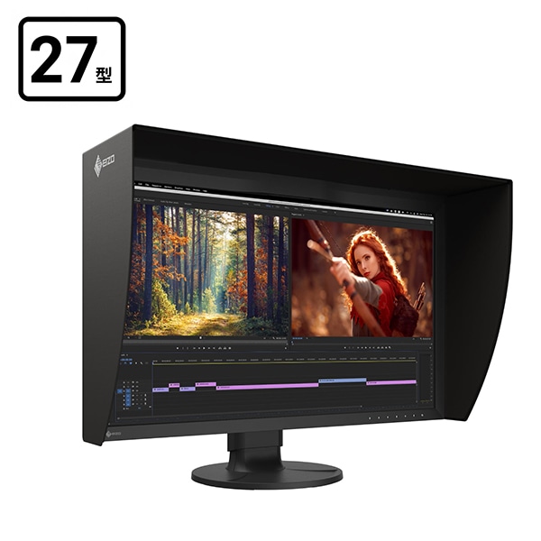 EIZO(エイゾー) ColorEdge CG2700X 26.9型カラーマネージメント液晶モニター+遮光フード同梱  CG2700X-BK