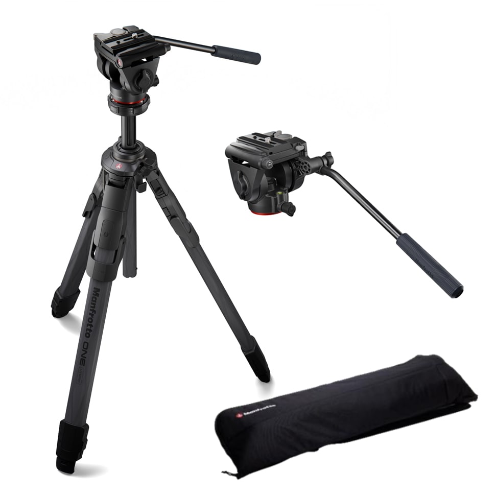 Manfrotto(マンフロット) ONE カーボン 三脚 500X フルード雲台キット MKONEC-500X
