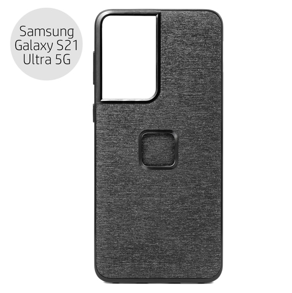 【6/12-OUTLET】Peak Design(ピークデザイン) エブリデイ ケース Samsung Galaxy S21 Ultra 5G チャコール / M-MC-AL-CH-1
