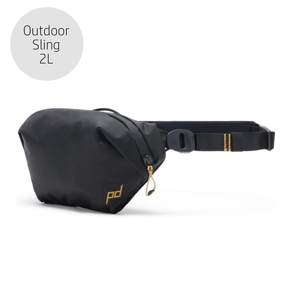 【20%OFFキャンペーン】Peak Design(ピークデザイン) アウトドア スリング 2L ブラック / BAS-2-BK-1