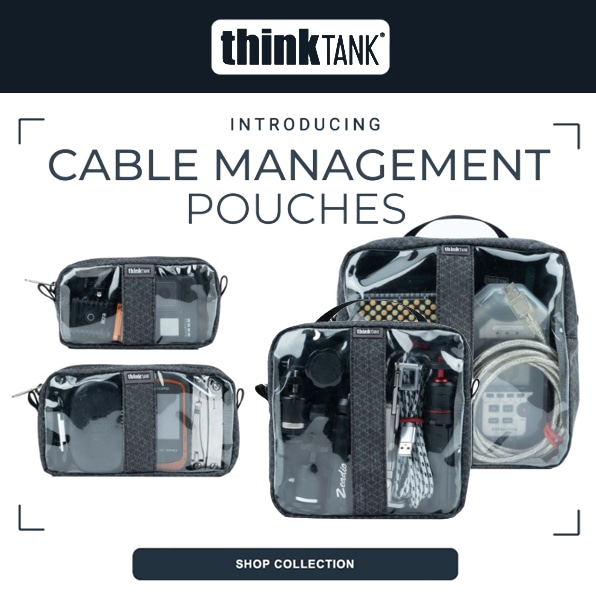 【thinkTANKphoto】ケーブルマネージメントポーチ発売